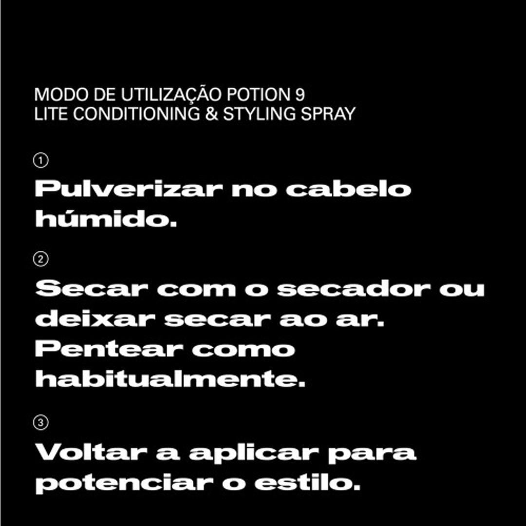 Sebastian Professional Potion 9 lite tratamento spray leave-in