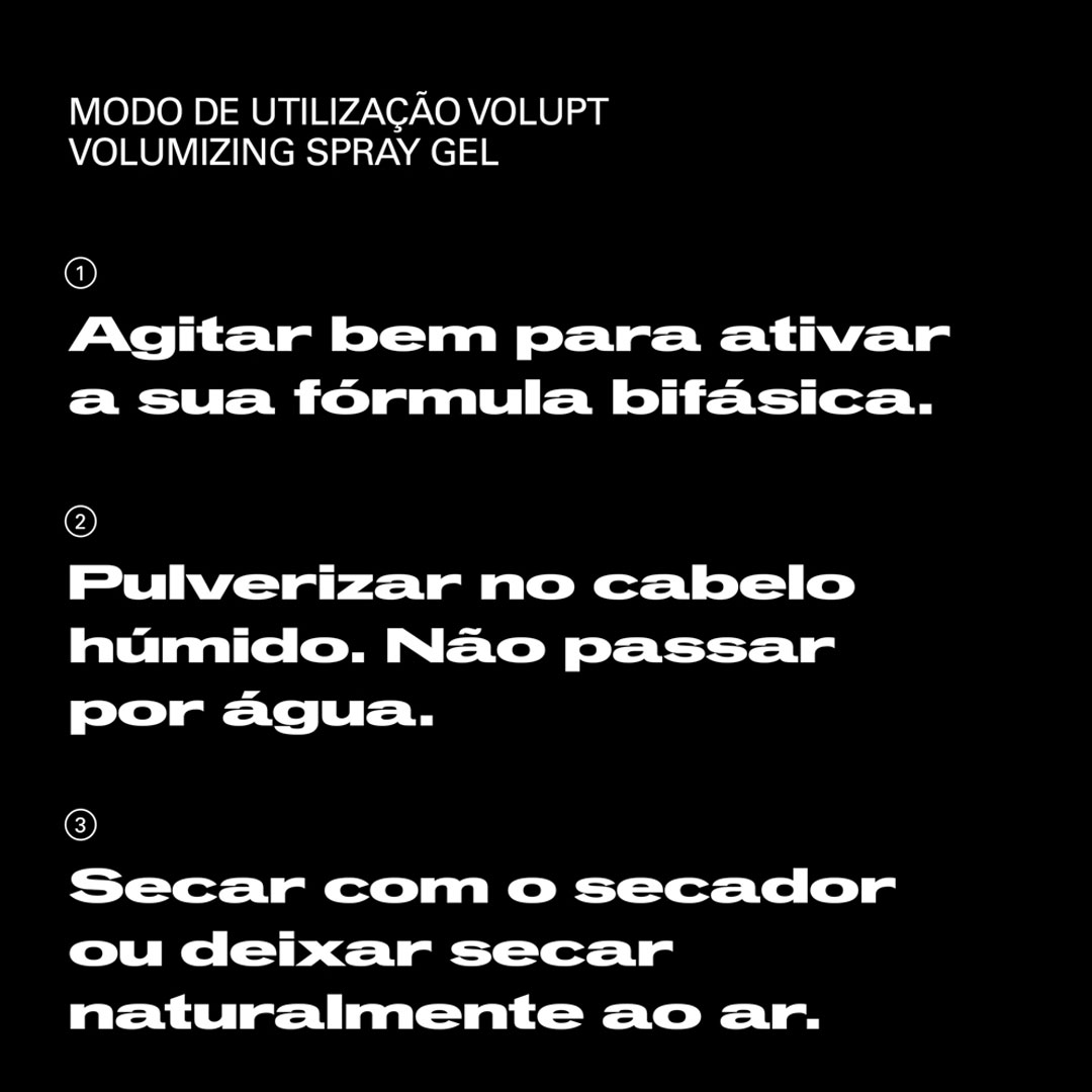 Sebastian Professional Volupt spray em gel volumizador