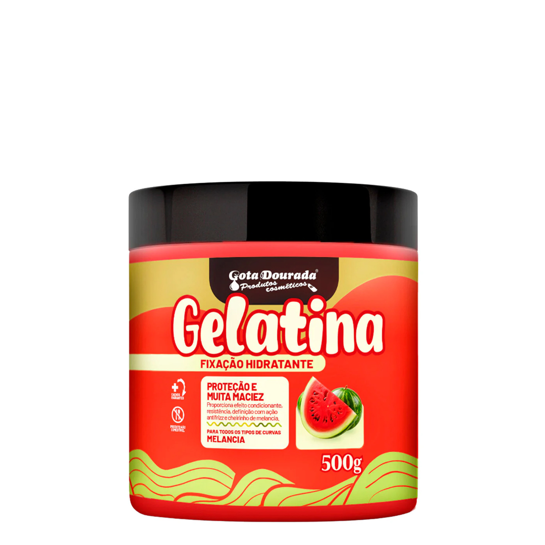 Gota Dourada Gelatina de melancia definição e força