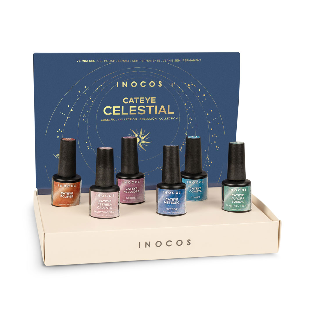 Inocos verniz gel presskit Cateye Celestial