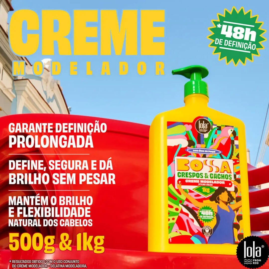 Lola Bossa crespos e cachos creme modelador