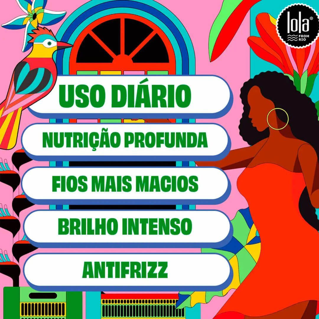 Lola Bossa crespos e cachos creme modelador