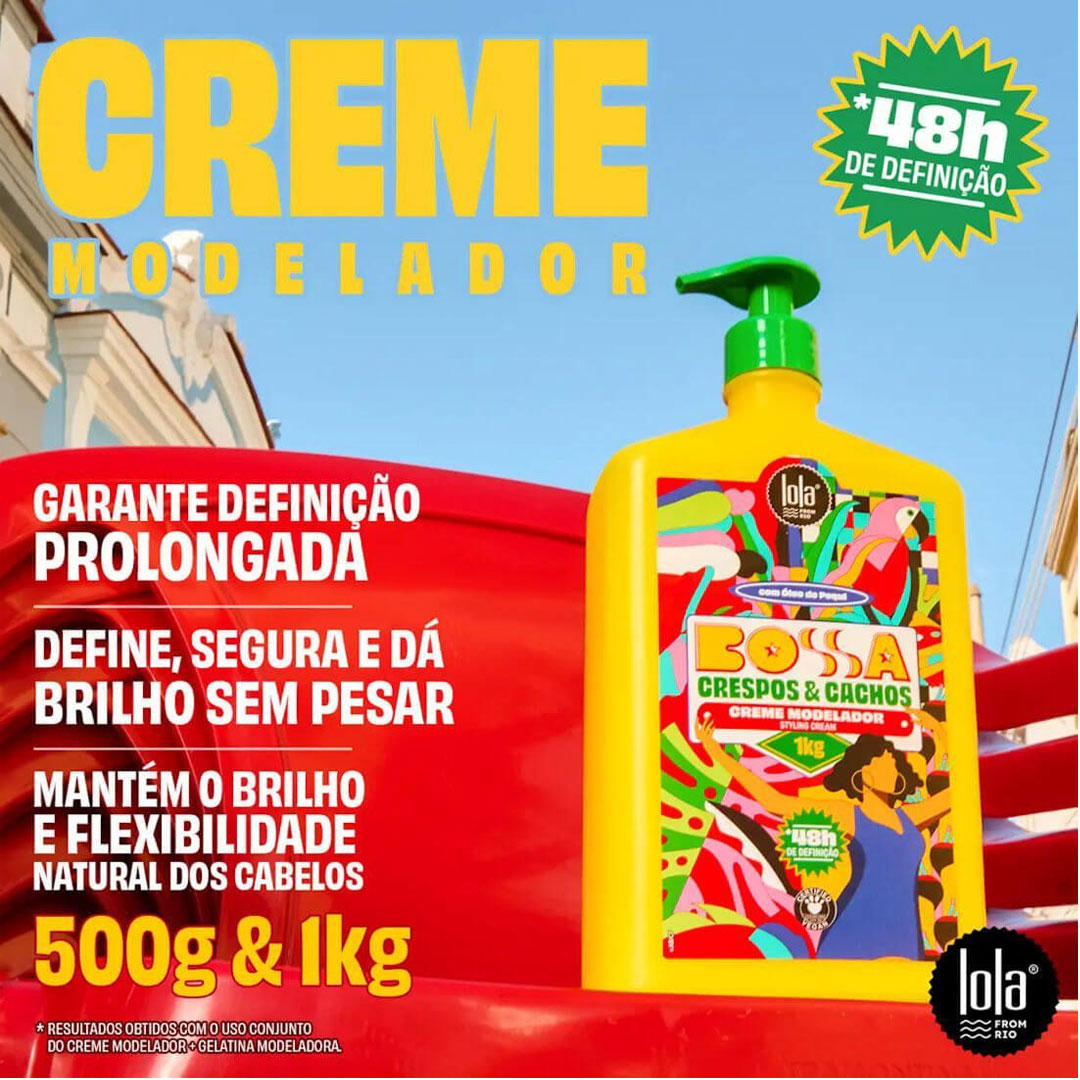 Lola Bossa crespos e cachos creme modelador