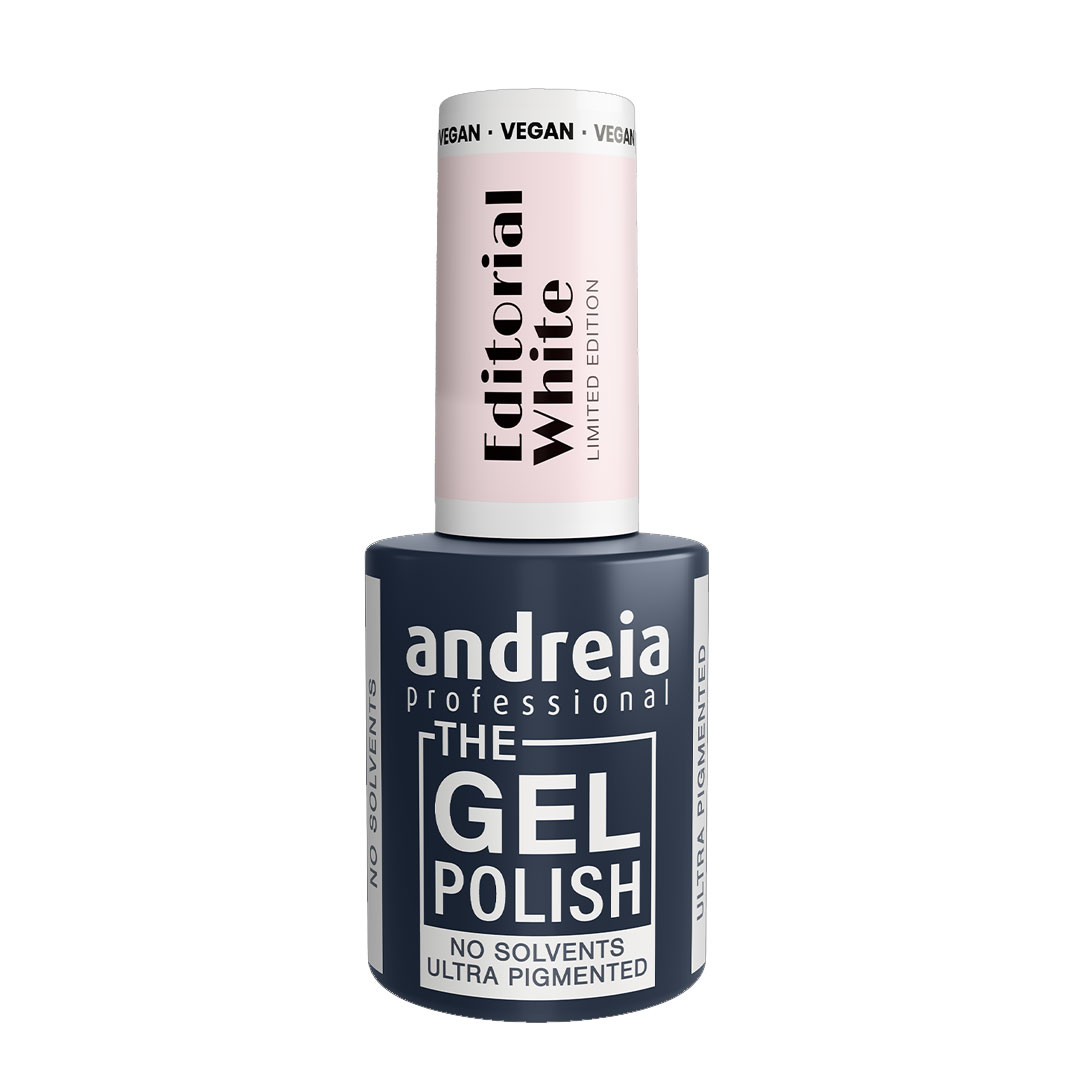 Andreia verniz gel Editorial White EW5 - Branco Rosado