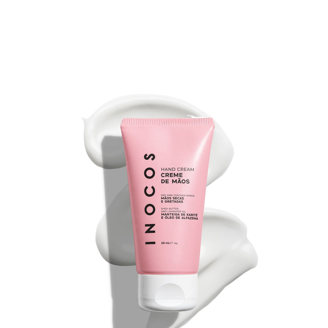 Inocos creme de mãos manteiga de karité e óleo de alfazema