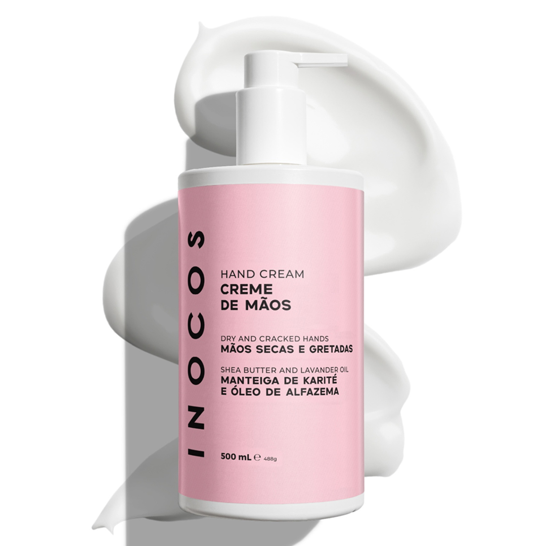 Inocos creme de mãos manteiga de karité e óleo de alfazema