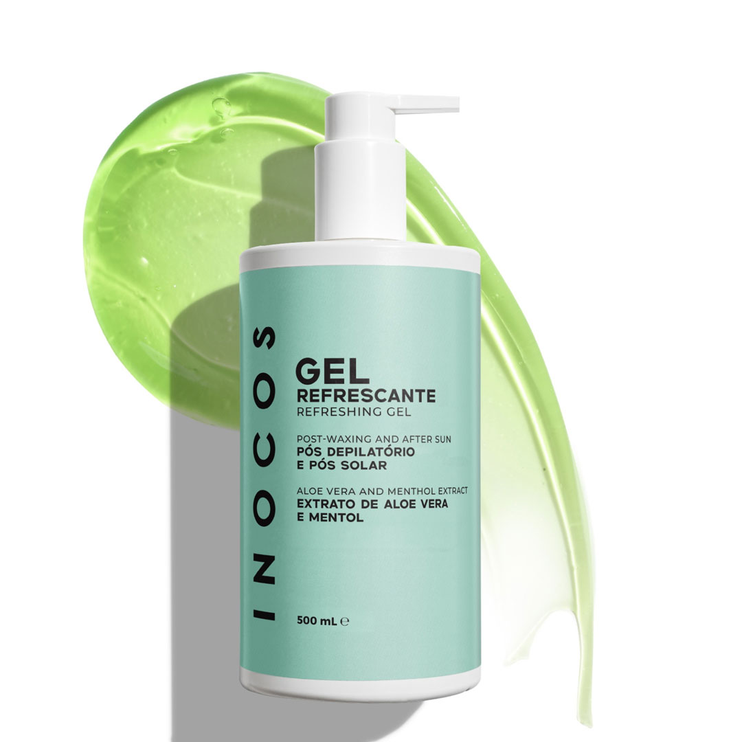 Inocos gel refrescante pós depilatório e pós solar