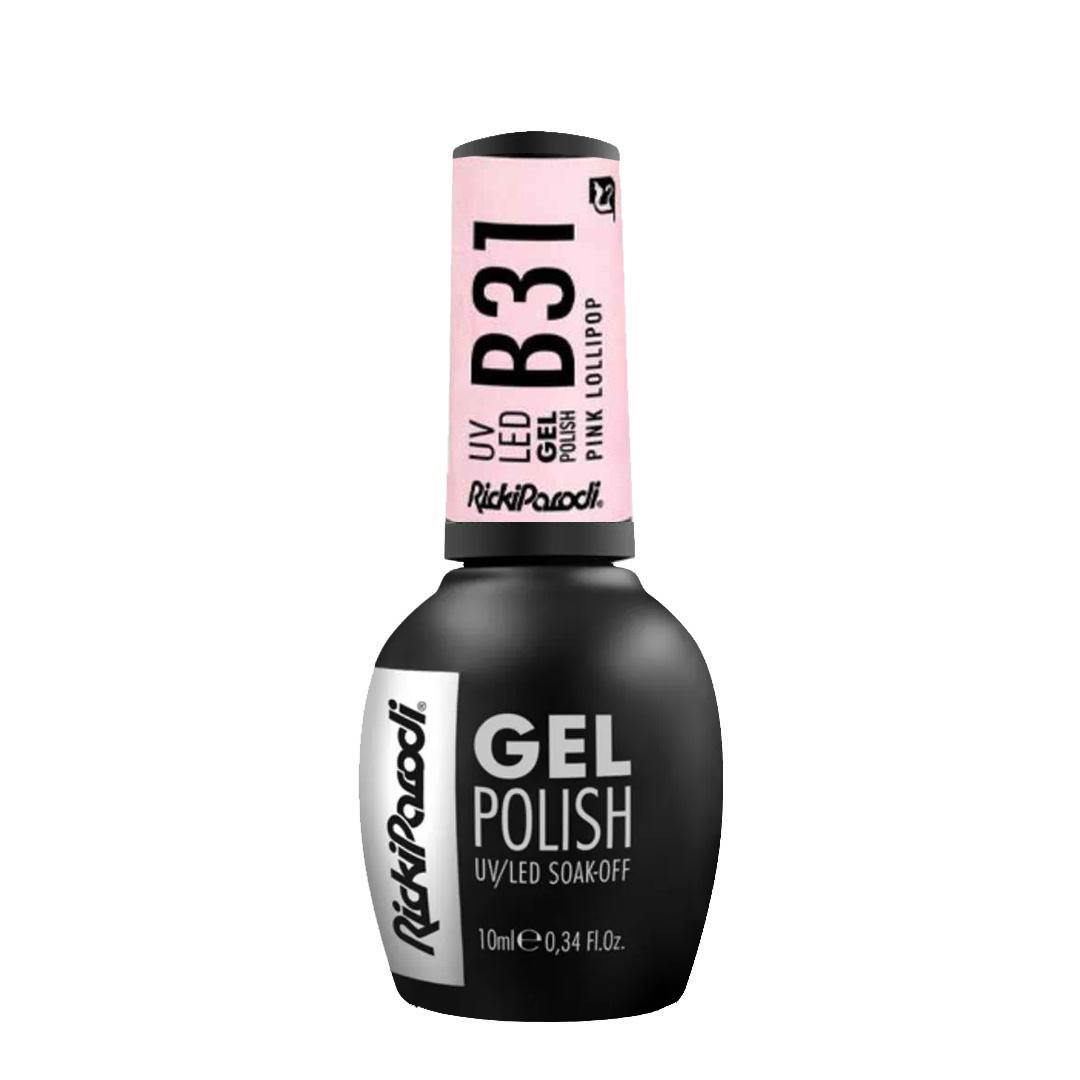 Rickiparodi verniz de unhas de gel B31 Pink Lollipop