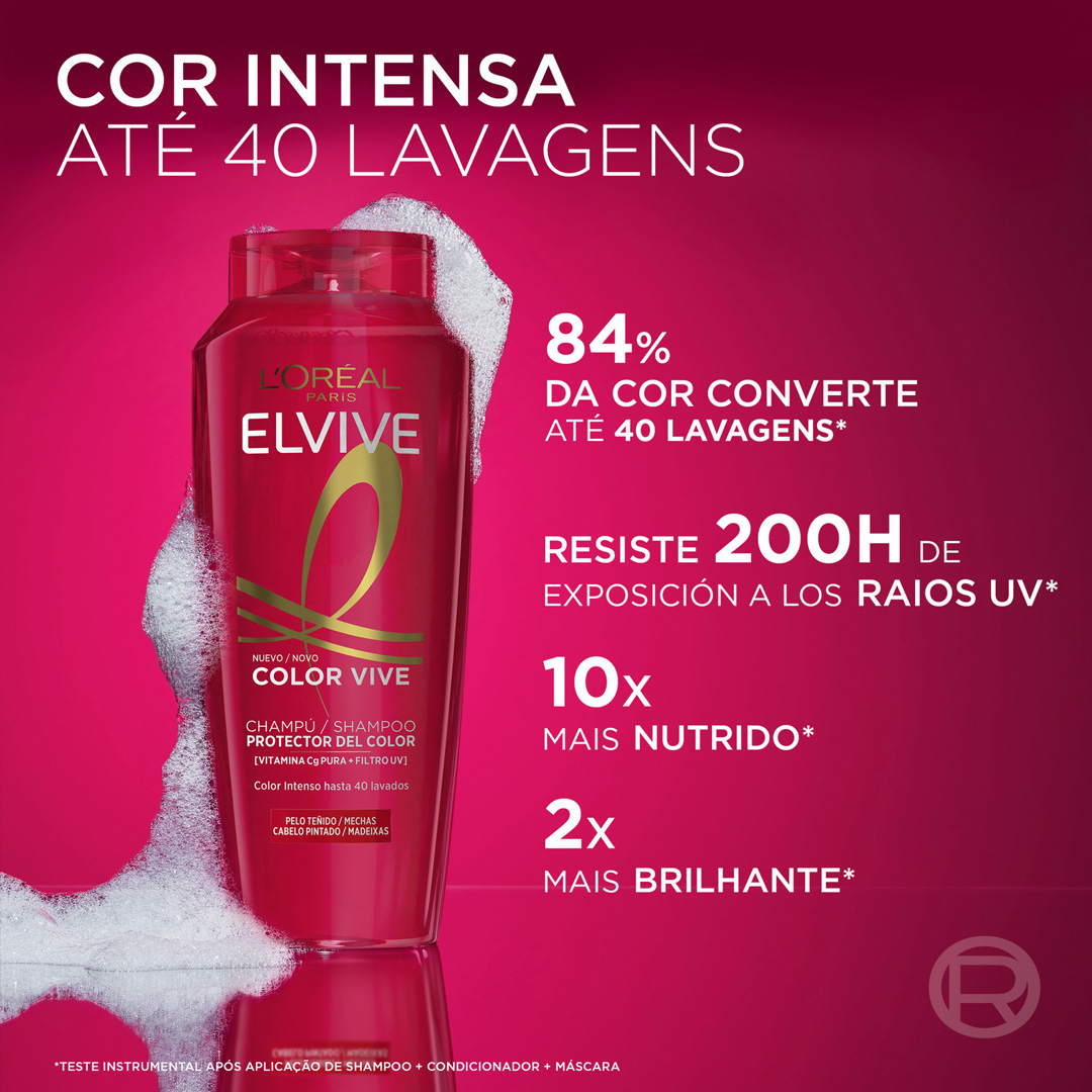 Loreal Paris Elvive Color Vive champô