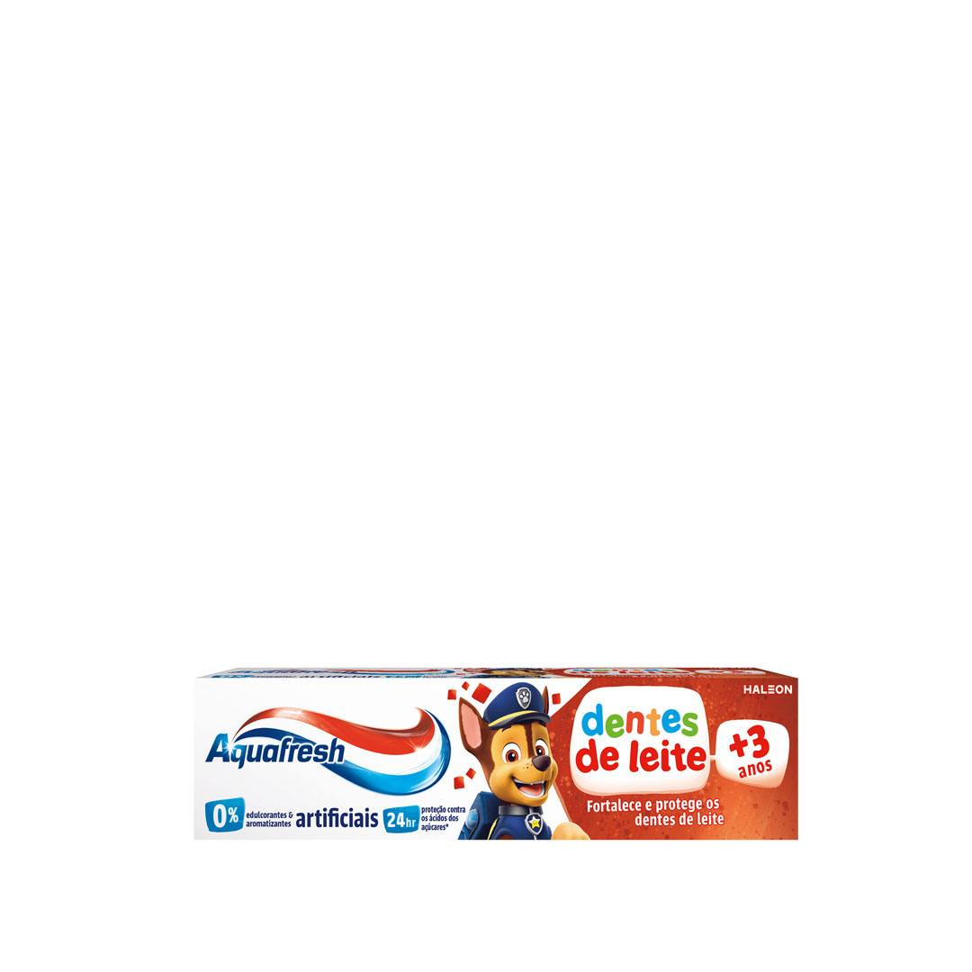 Aquafresh pasta de dentes de leite +3 anos