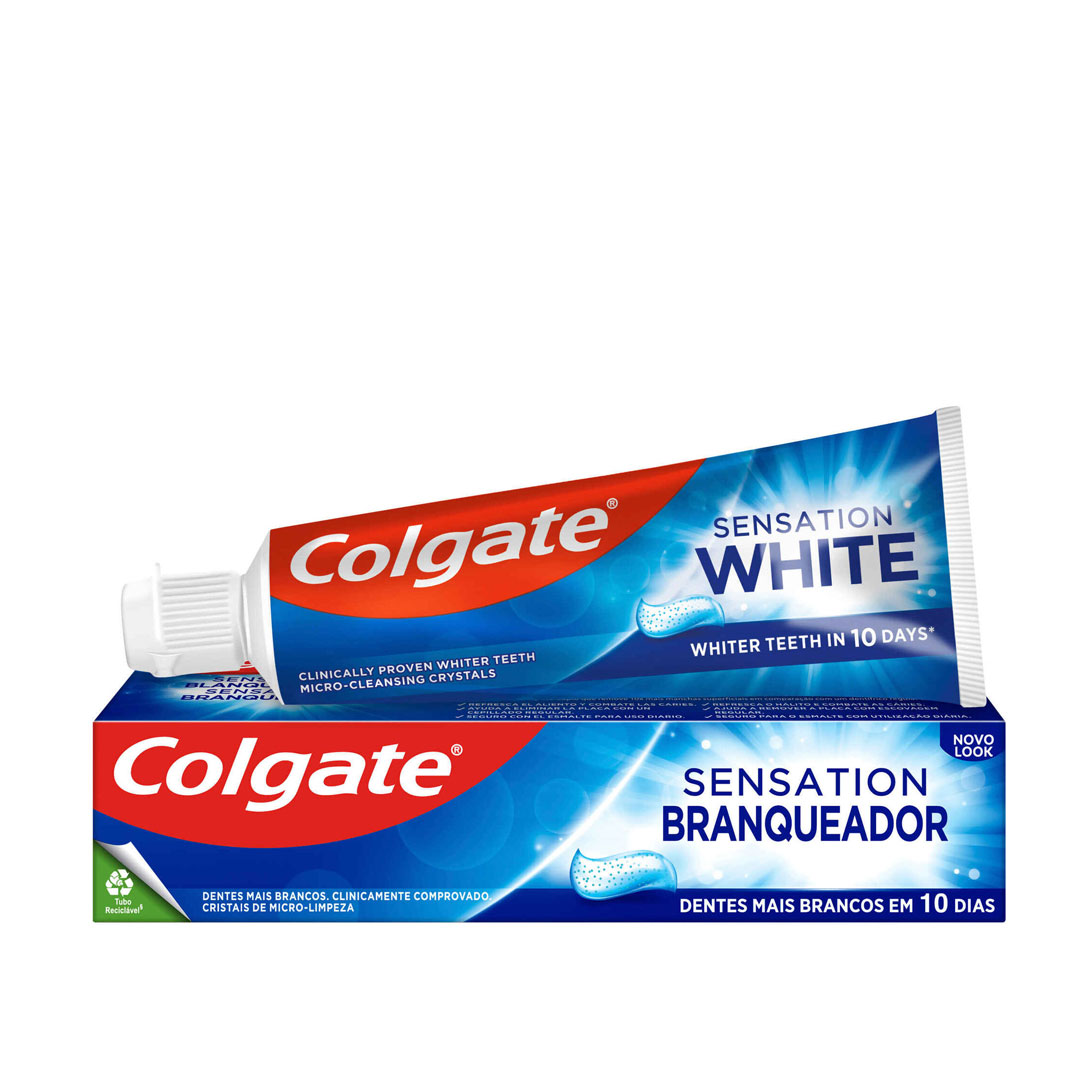 Colgate pasta de dentes sensation branqueadora