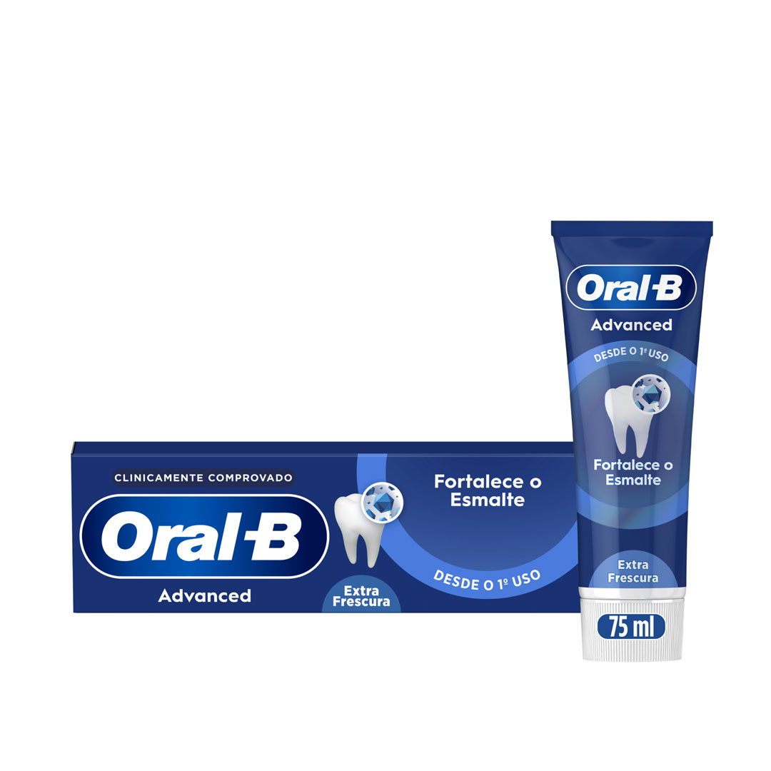 Oral-B pasta de dentes advanced fortalecedora esmalte