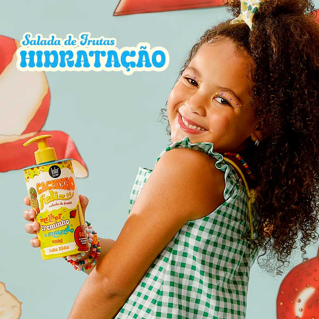 Lola Cachinho Feliz creme de pentear salada de fruta