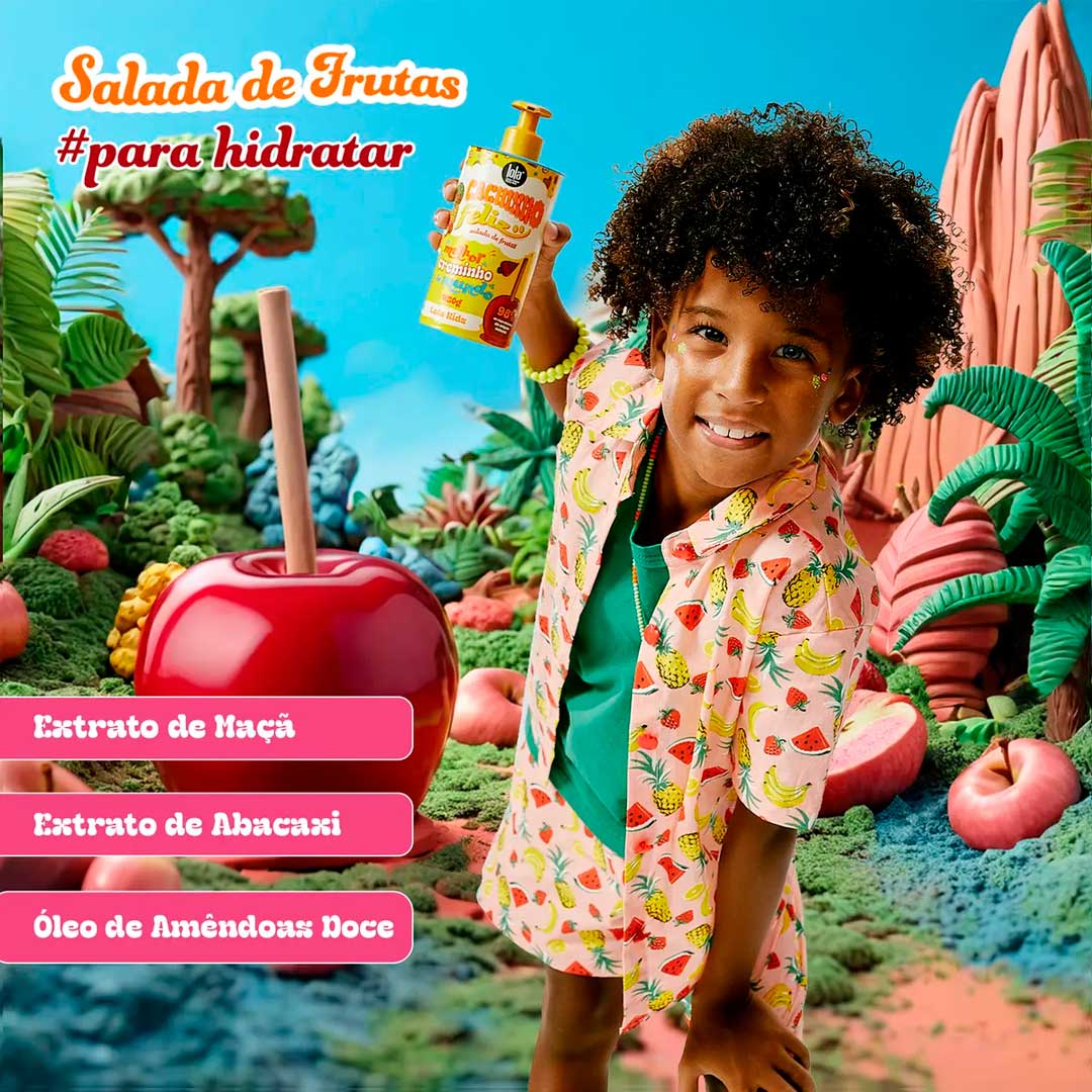 Lola Cachinho Feliz creme de pentear salada de fruta
