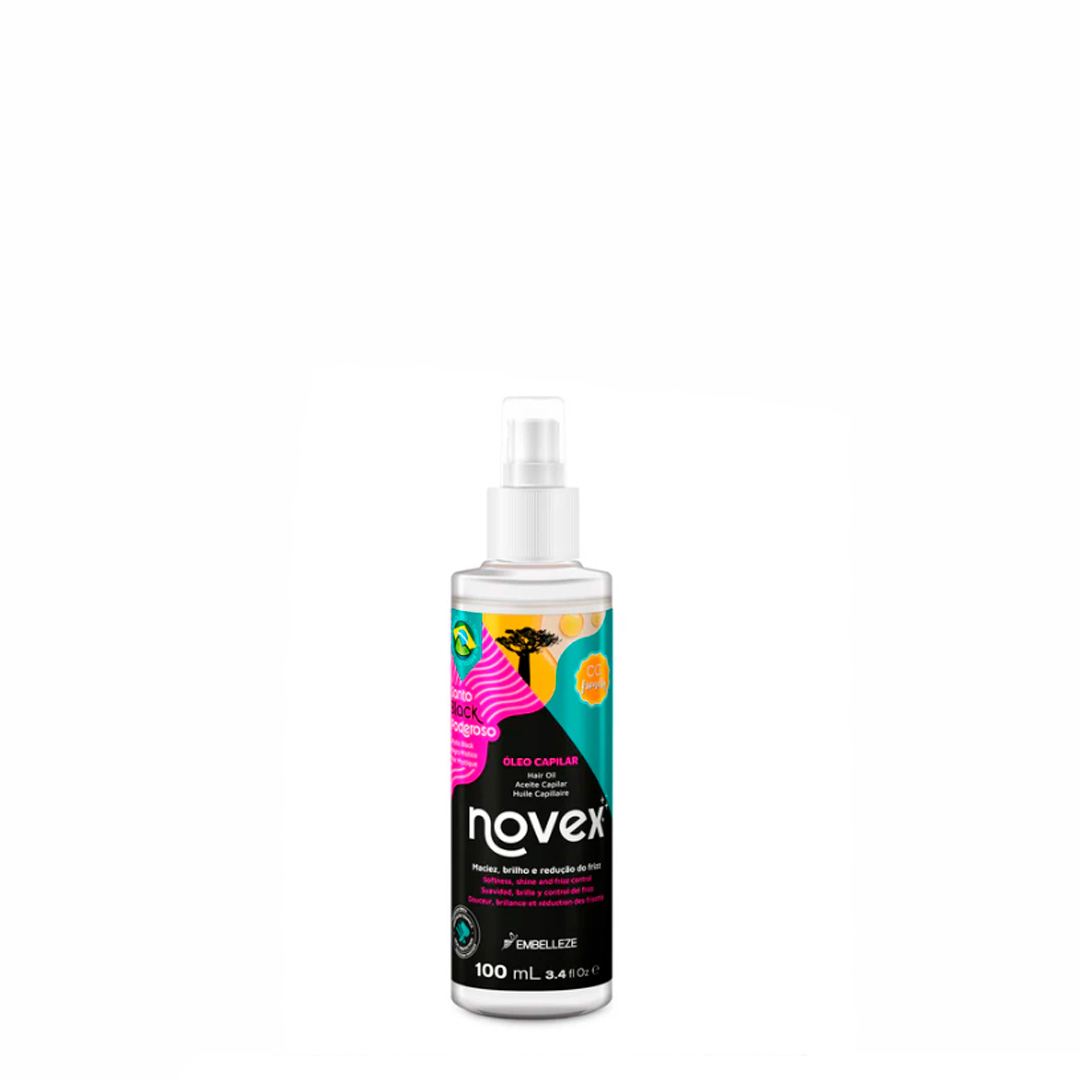 Novex Santo Black Poderoso óleo capilar