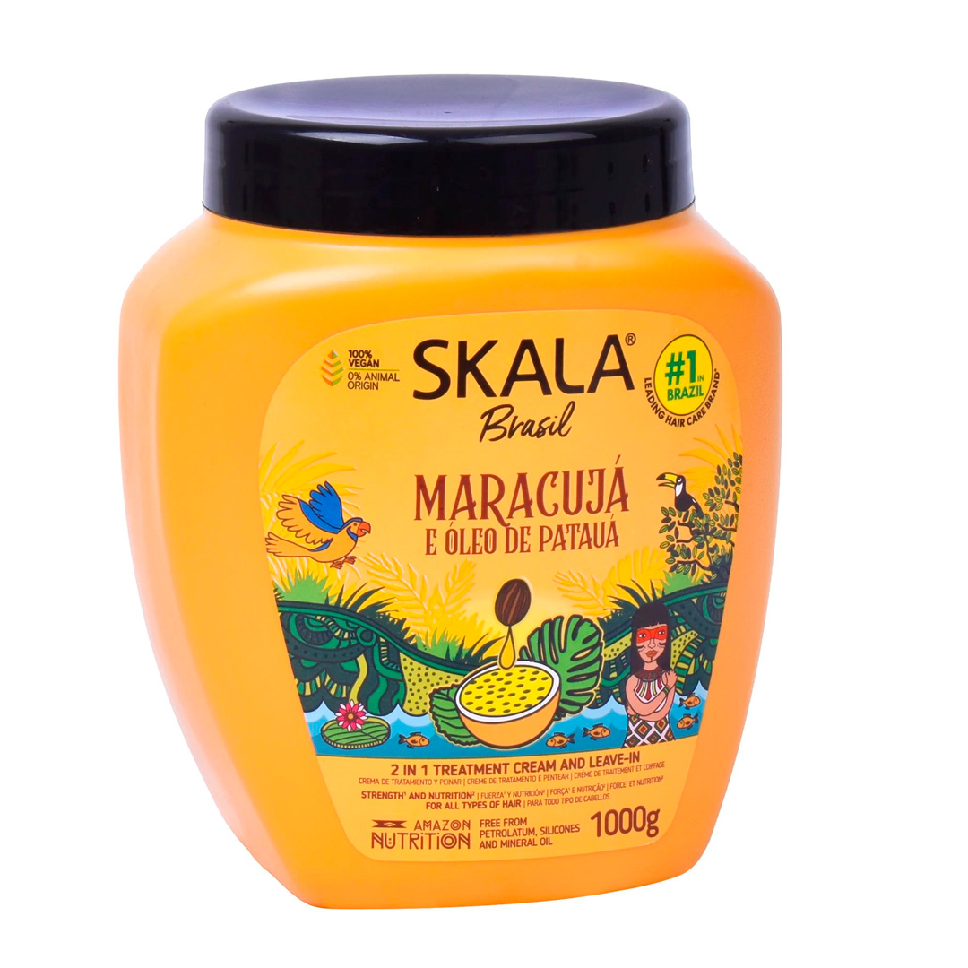 Skala Brasil Maracujá e Óleo de Patauá 2 em 1 máscara