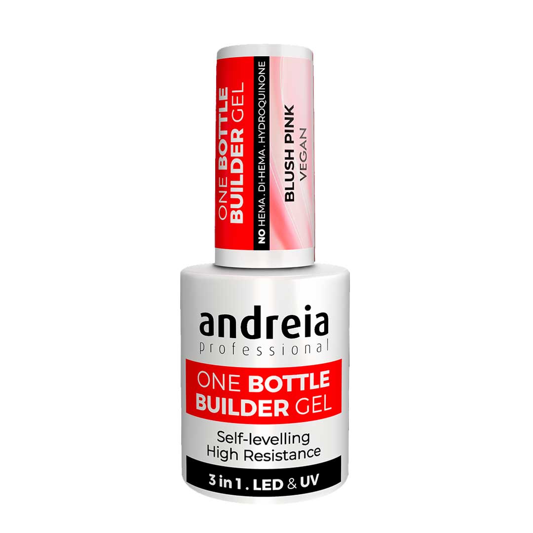 Andreia One Bottle gel de construção de unhas blush pink