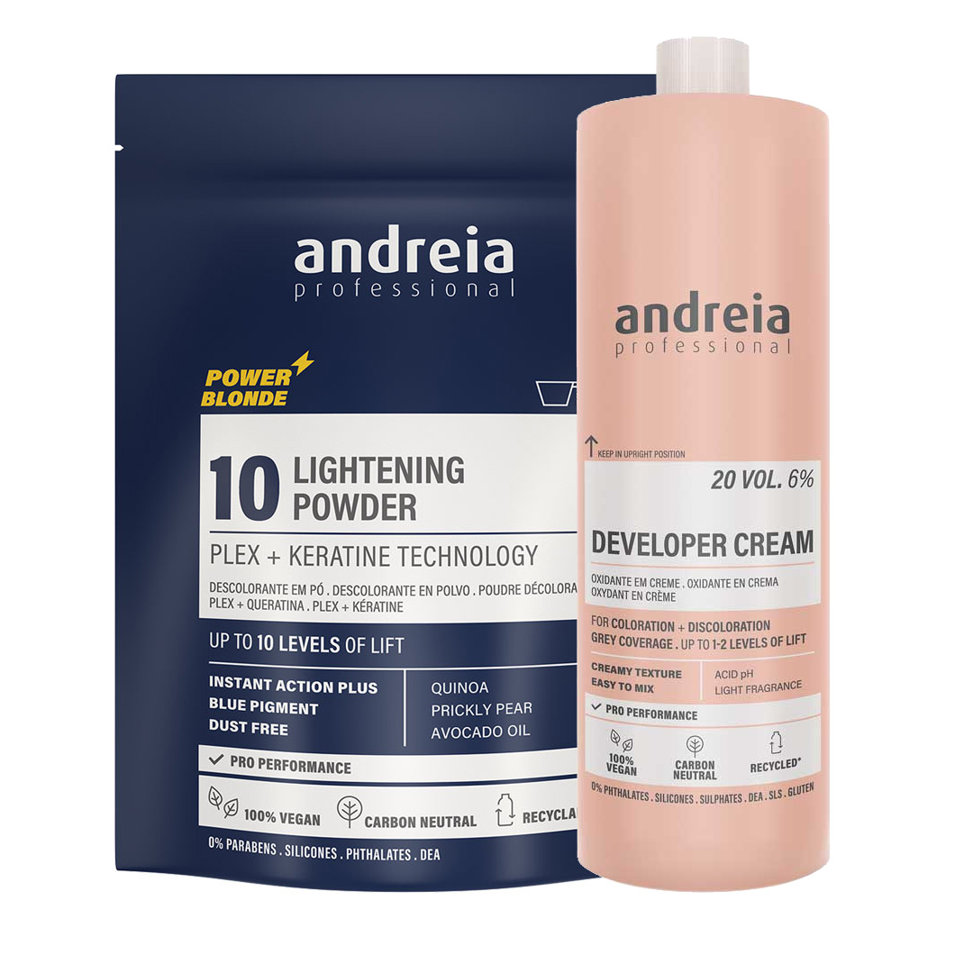 Andreia Vegan Power Blonde Lightening 10 powder oferta oxidante