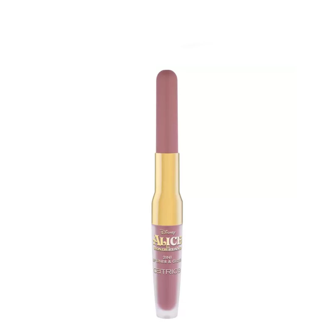 Catrice LimEdt Disney Alice in Wonderland 2 em 1 Lip Liner & Gloss C01