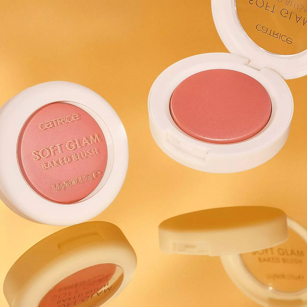 Catrice Soft Glam Baked Blush 020 Peachy Breeze