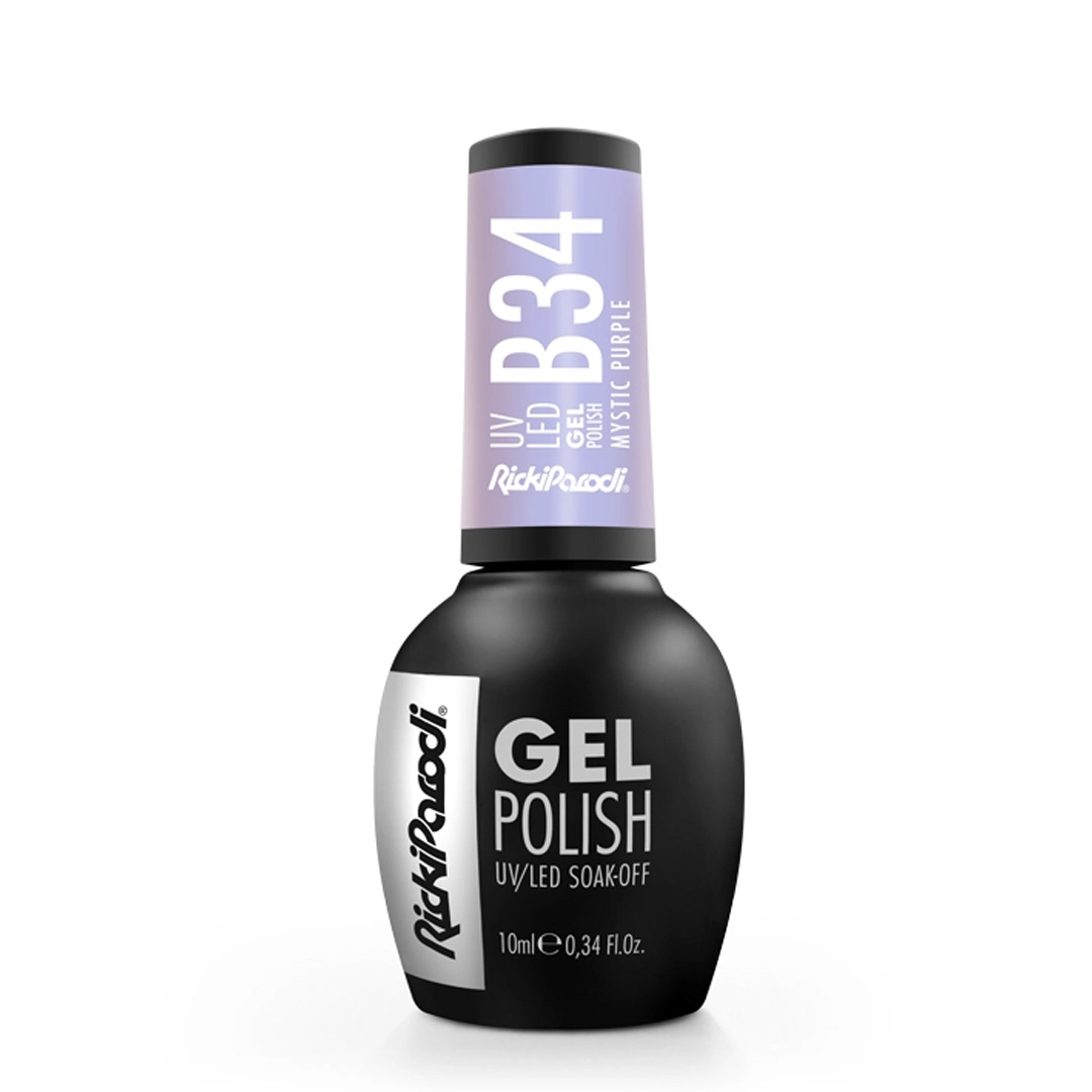 Rickiparodi verniz de unhas de gel B34 Mystic Purple