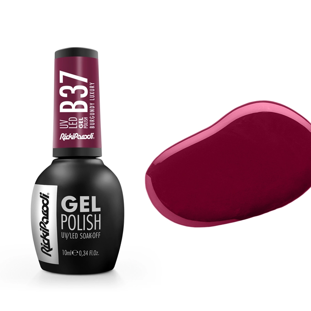 Rickiparodi verniz de unhas de gel B37 Burgundy Luxury