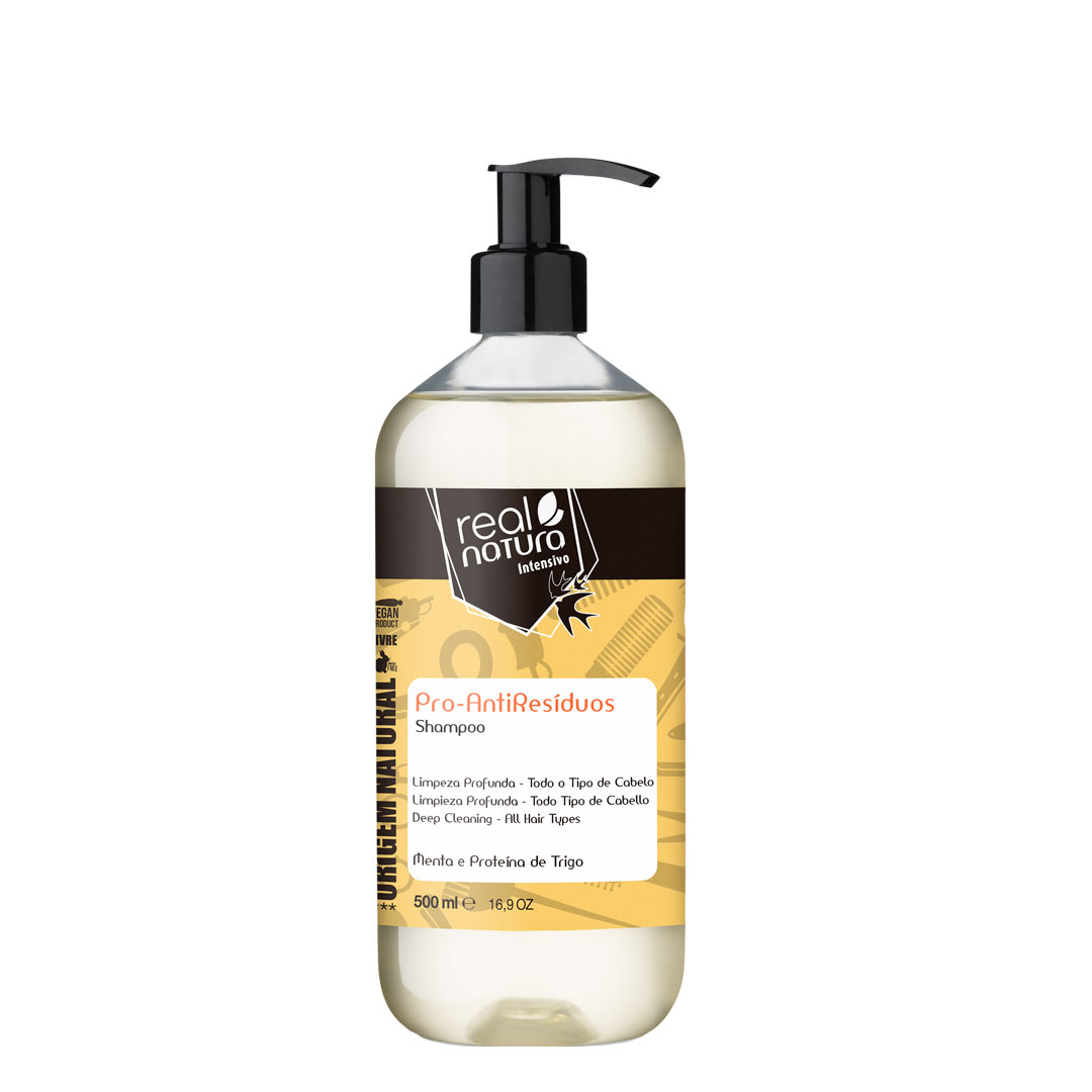 Real Natura Pro-Antiresíduos champô sem sal