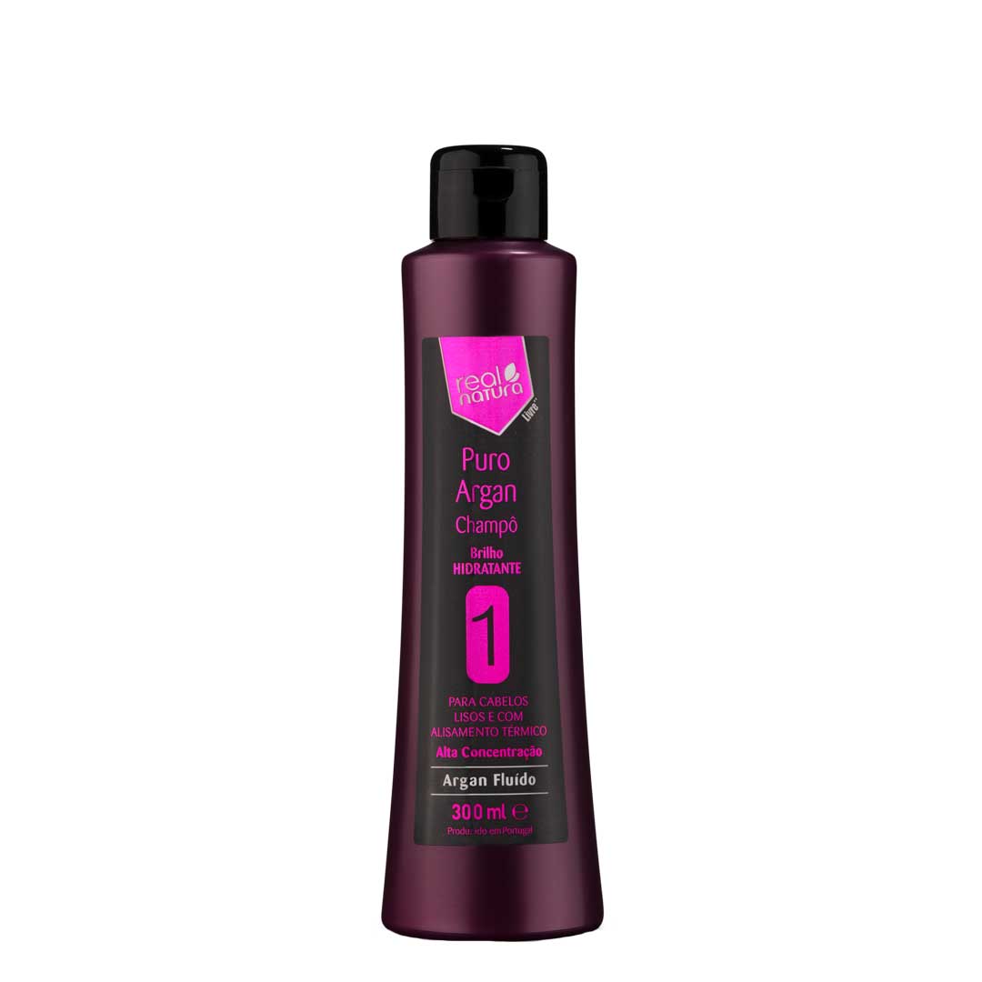 Real Natura Puro Argan champô sem sal
