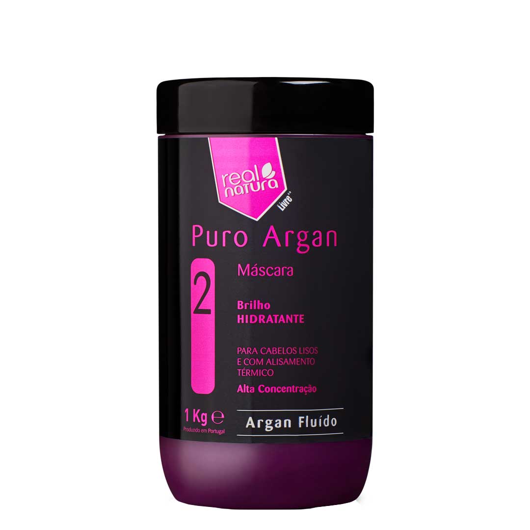 Real Natura Puro Argan máscara sem sal