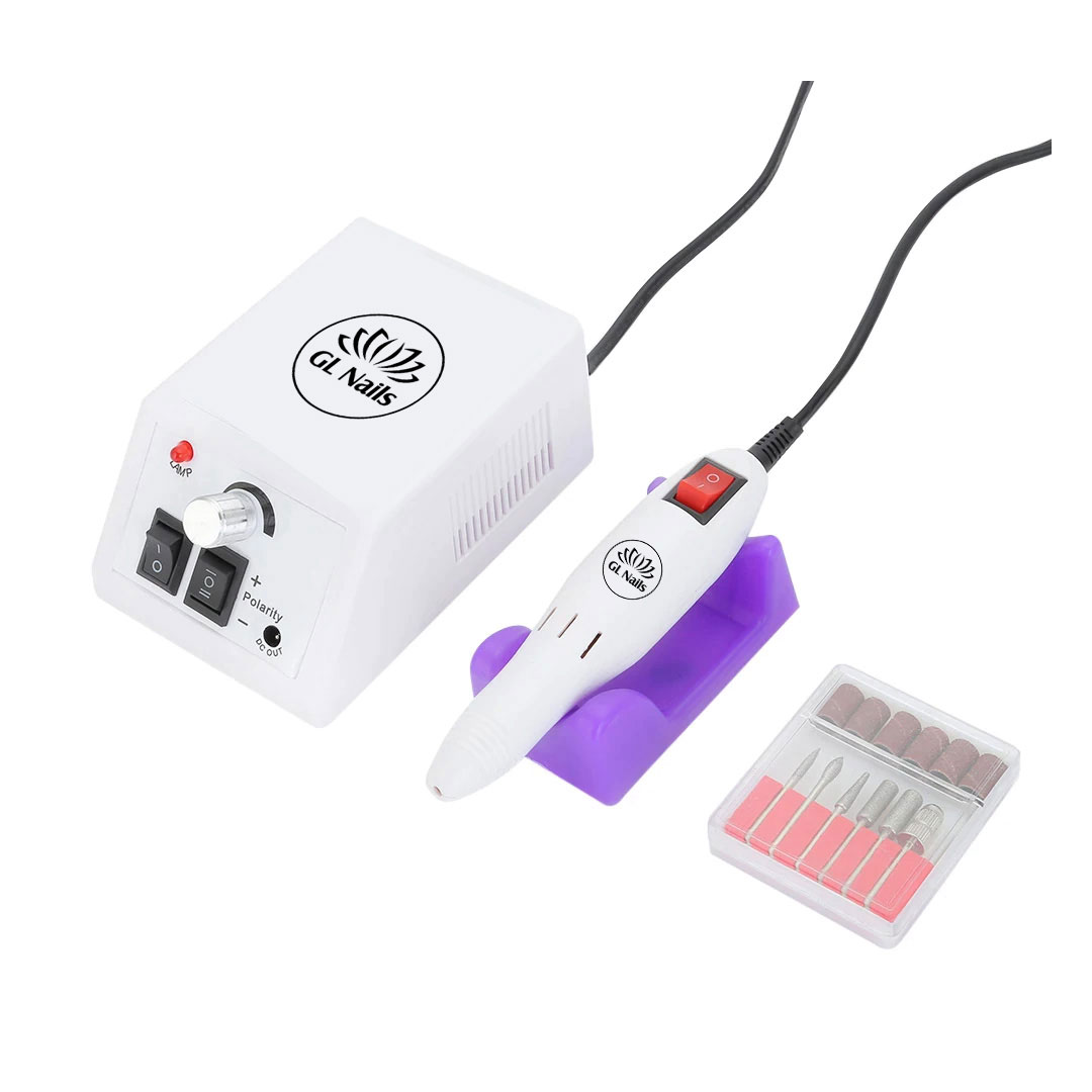 GL Nails set manicure 20000rpm branco