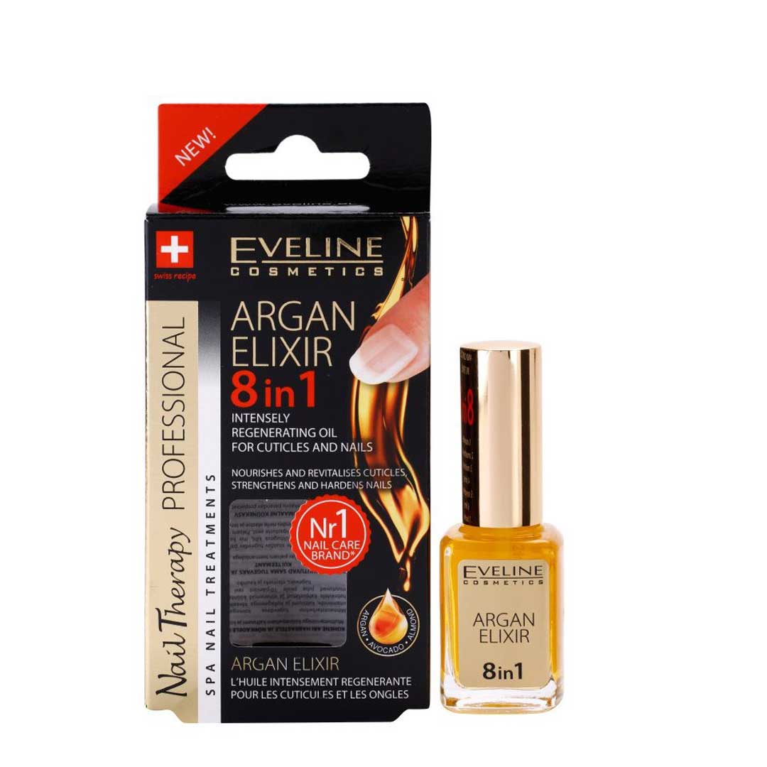 Eveline Nail Therapy 8 em 1 argan elixir