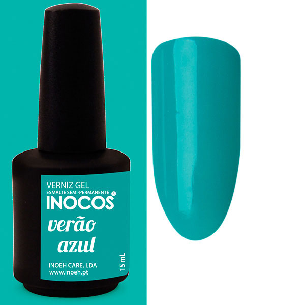 Inocos verniz gel verão azul