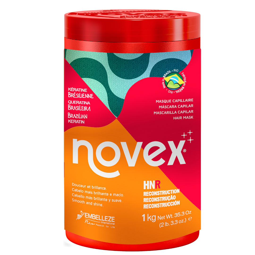 Novex Queratina Brasileira máscara de hidratação de cabelo