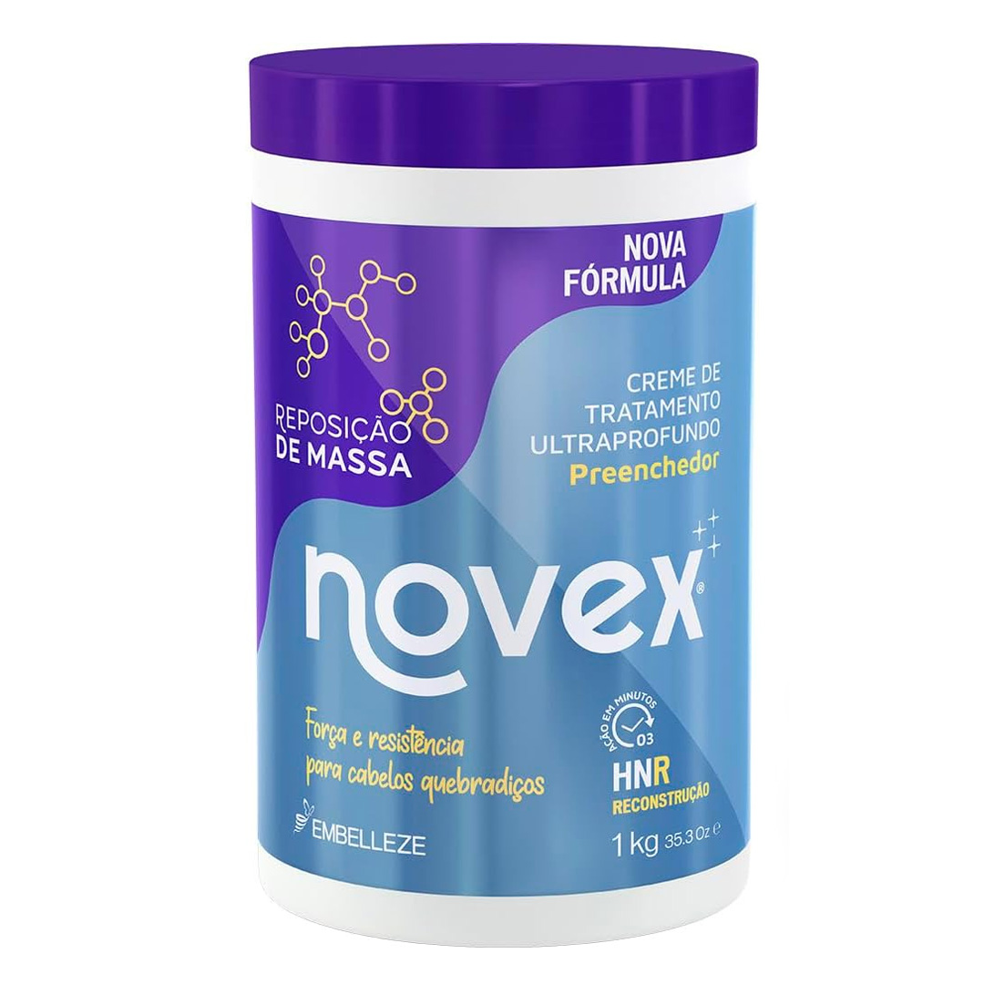 Novex máscara reposição de massa preenchedor
