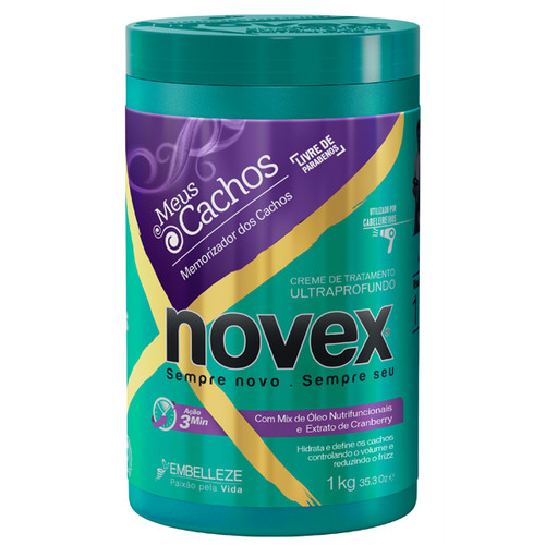 Novex Meus Cachos máscara de definição para cabelo com caracóis