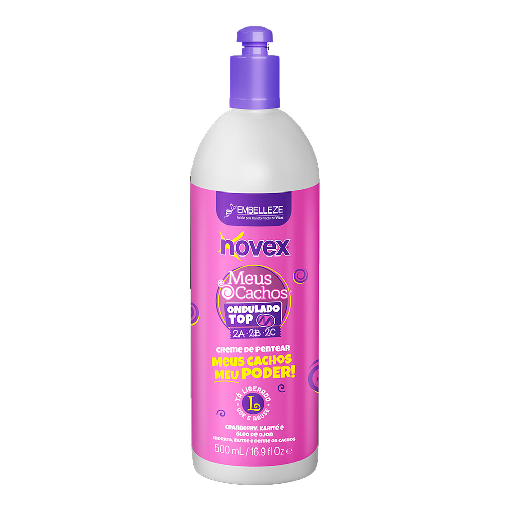 Novex Meus Cachos suaves creme de pentear para cabelo com caracóis