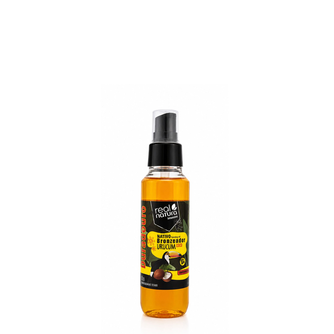 Real Natura Urucum óleo bronzeador urucum + cenoura LSF15