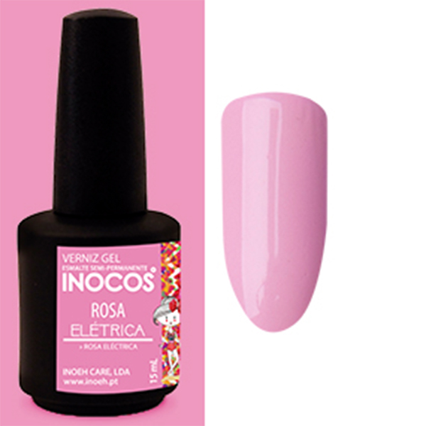 Inocos verniz gel maria eletrica rosa