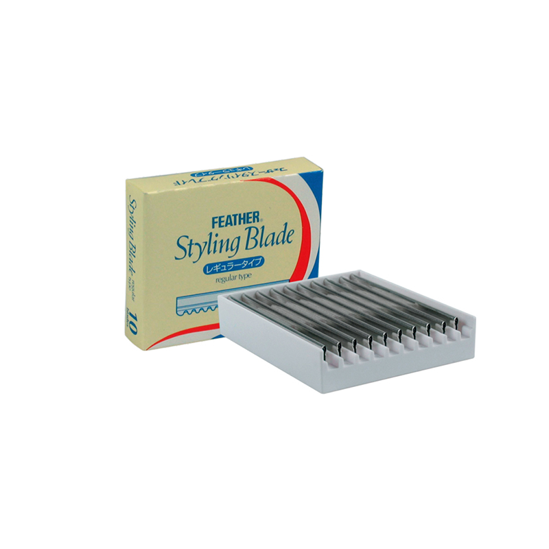 Feather Laminas cabelo caixa com 10uni individuais