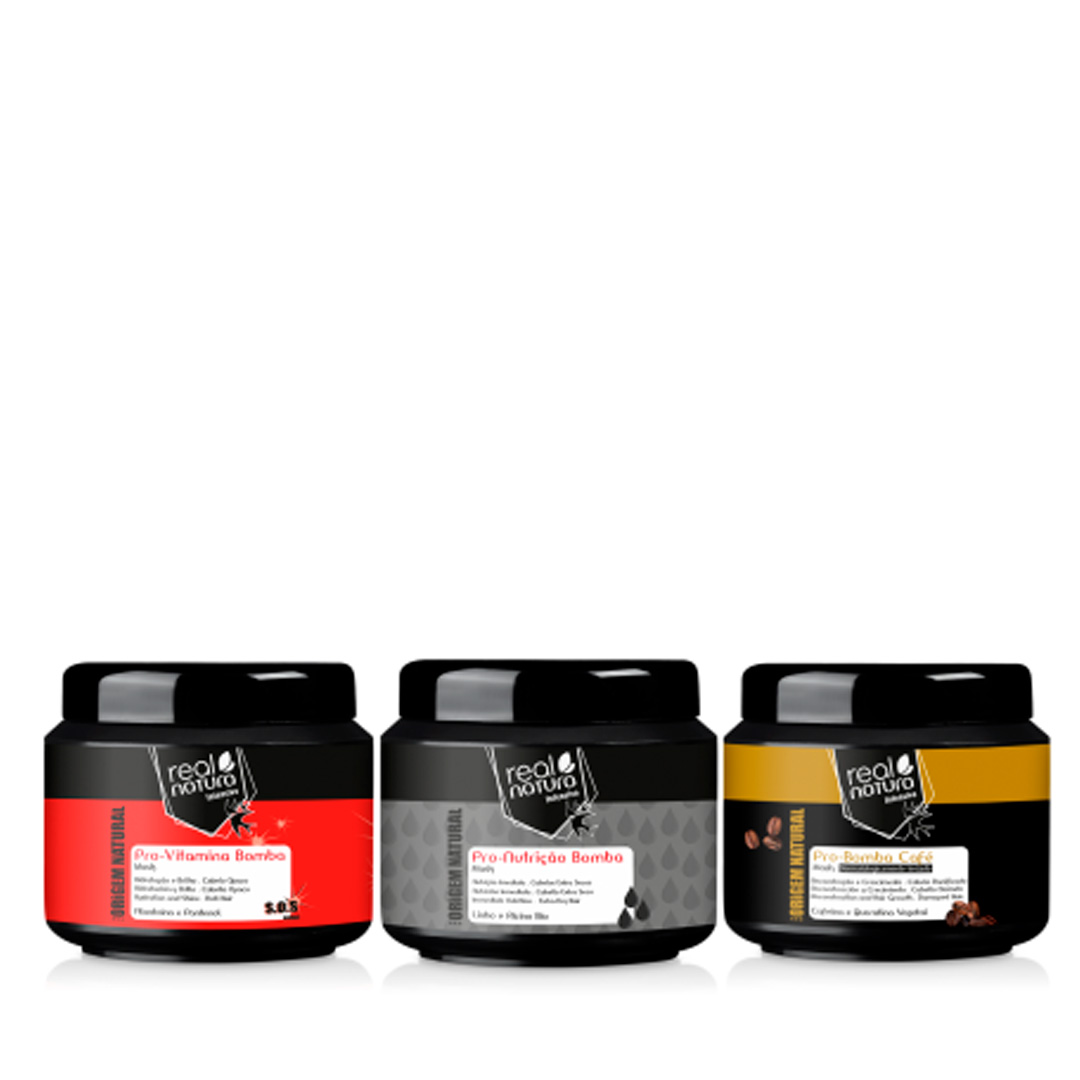 Real Natura Bomba Mini Kit cronograma capilar