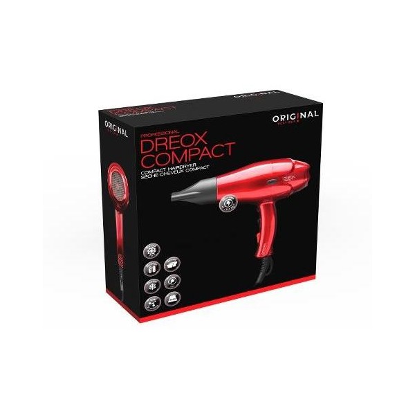 OBB Secador compact dreox vermelho 2000W